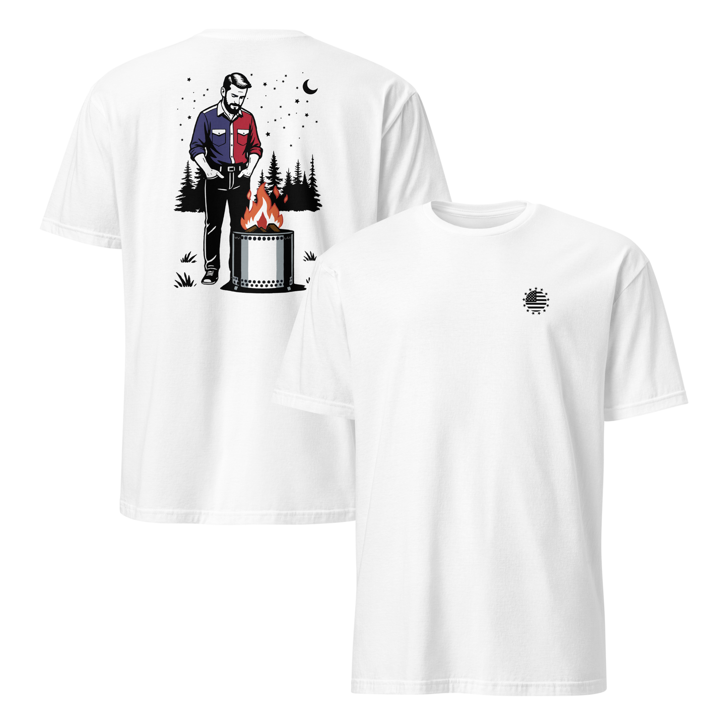 Deep Thoughts & Fire USA Classic T-shirt