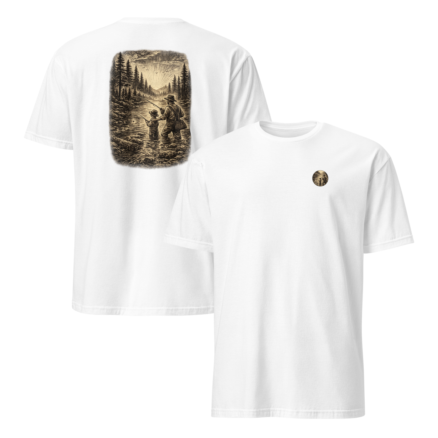 Fishing with Dad Vintage T-Shirt