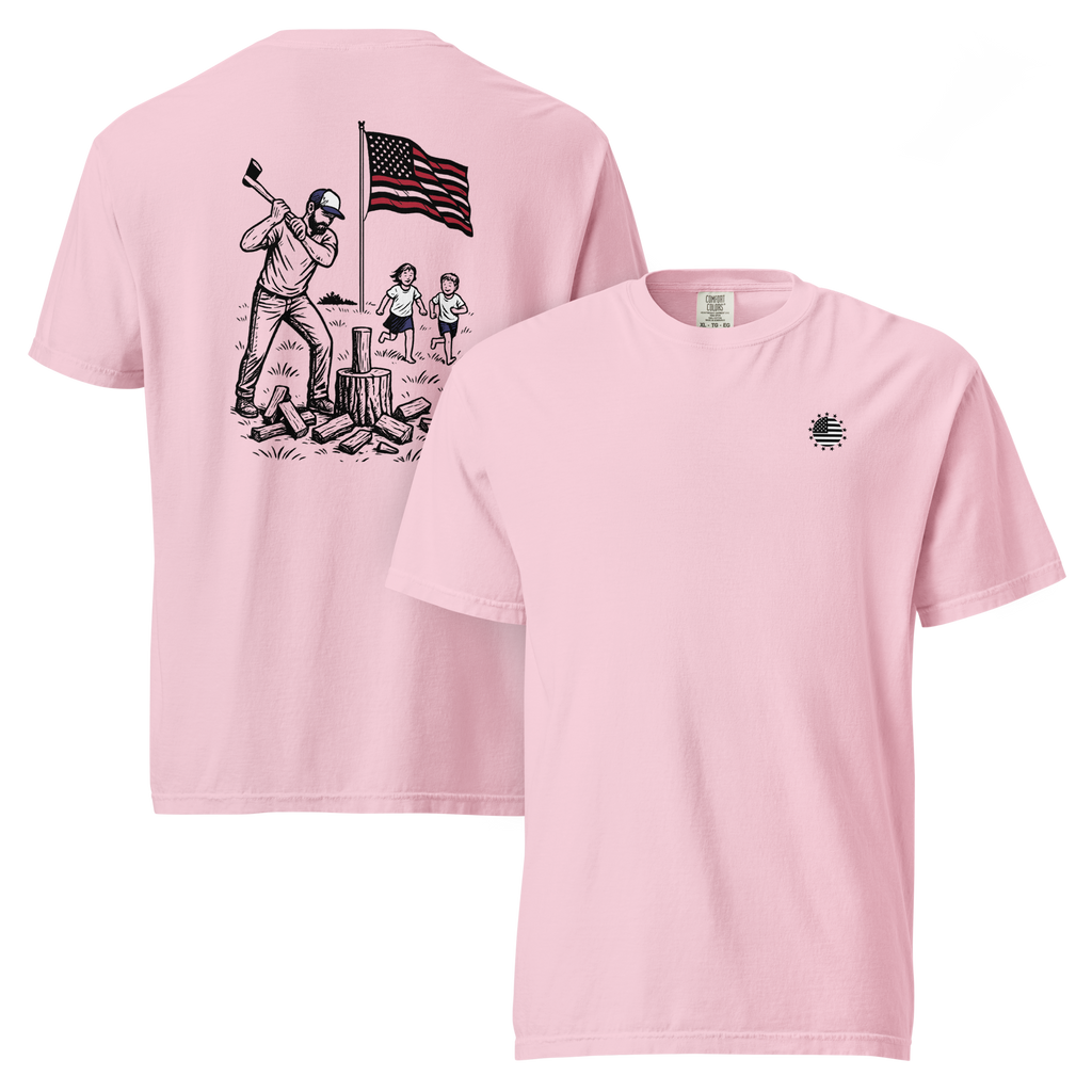 Chopping Wood w/ the Kids T-Shirt - Comfort Colors 1717