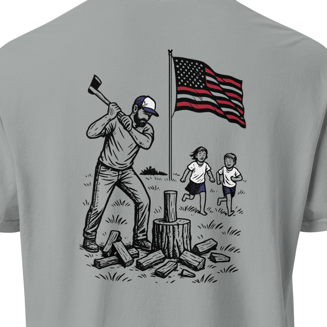 Chopping Wood w/ the Kids T-Shirt - Comfort Colors 1717