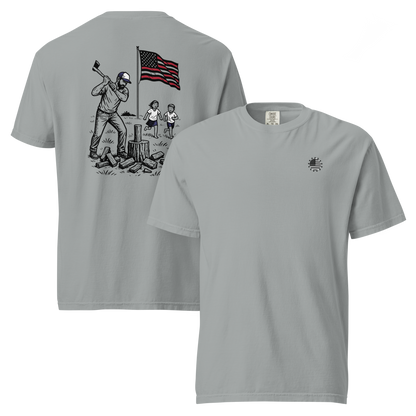 Chopping Wood w/ the Kids T-shirt