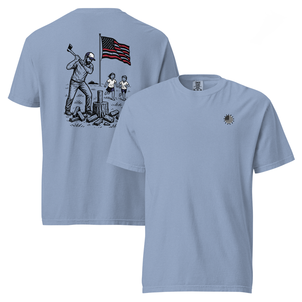Chopping Wood w/ the Kids T-Shirt - Comfort Colors 1717