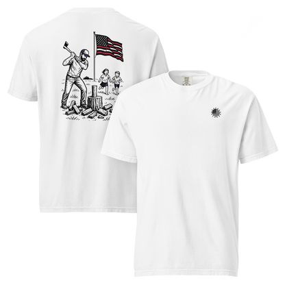 Chopping Wood w/ the Kids T-shirt