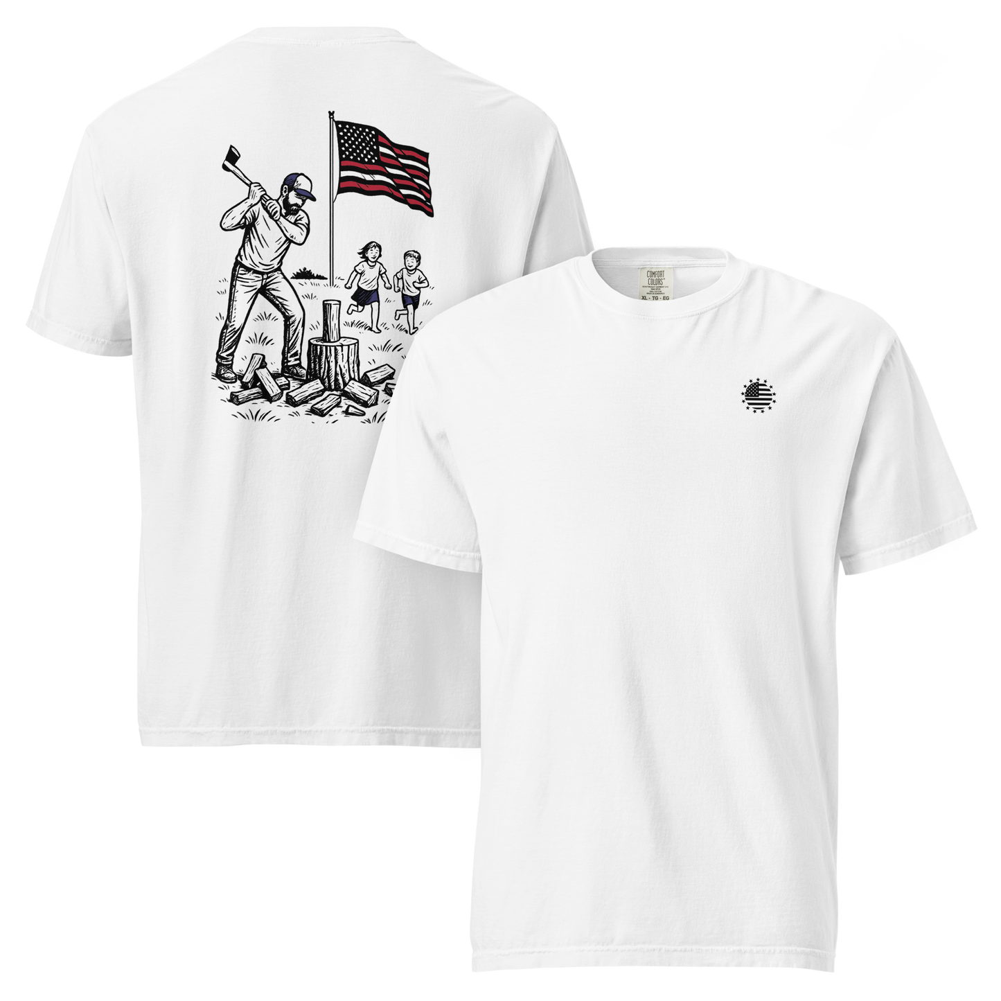 Chopping Wood w/ the Kids T-shirt